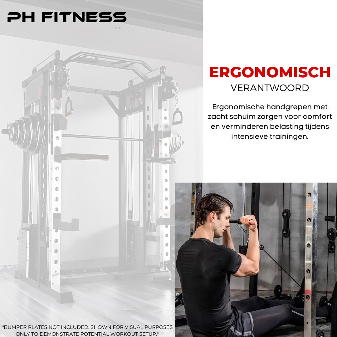 Premium Power Rack met Smith Machine en 160KG Weight Stack