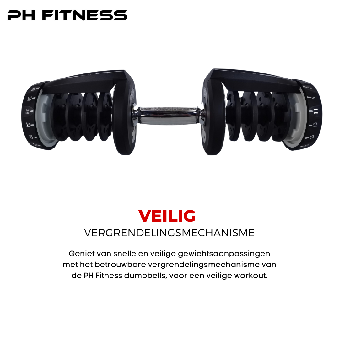 Verstelbare Dumbbells Set 40KG