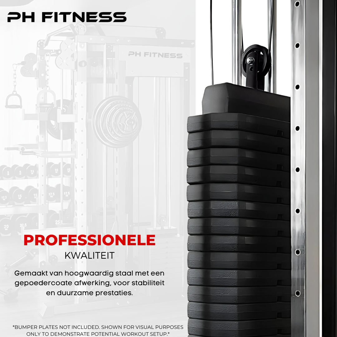 Premium Power Rack met Smith Machine en 160KG Weight Stack