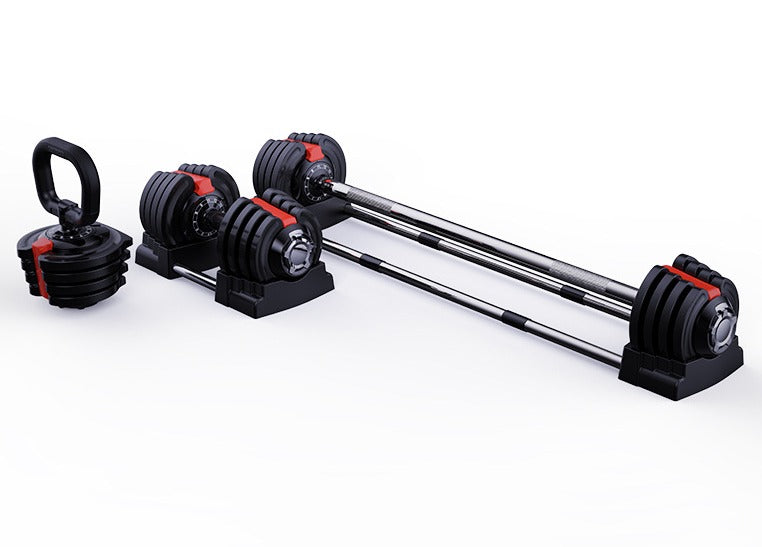 "Complete 20KG set voor thuisfitness met verstelbare gewichten"