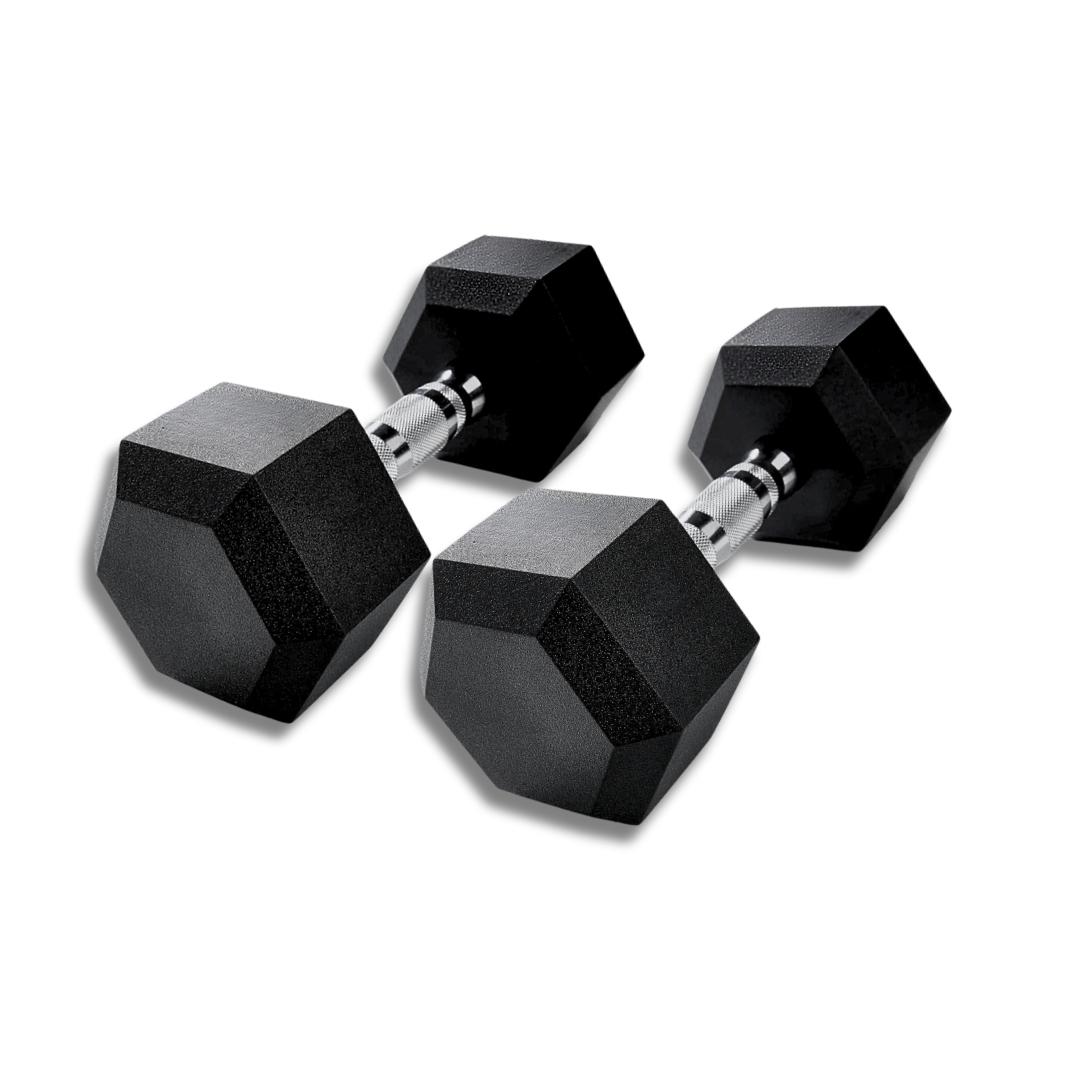 Hexagon en Polyurethaan Dumbbells - PH Fitness