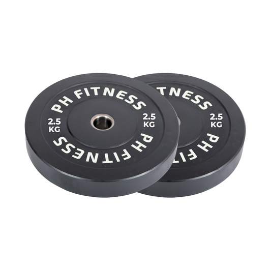 Disques de musculation en caoutchouc 50mm