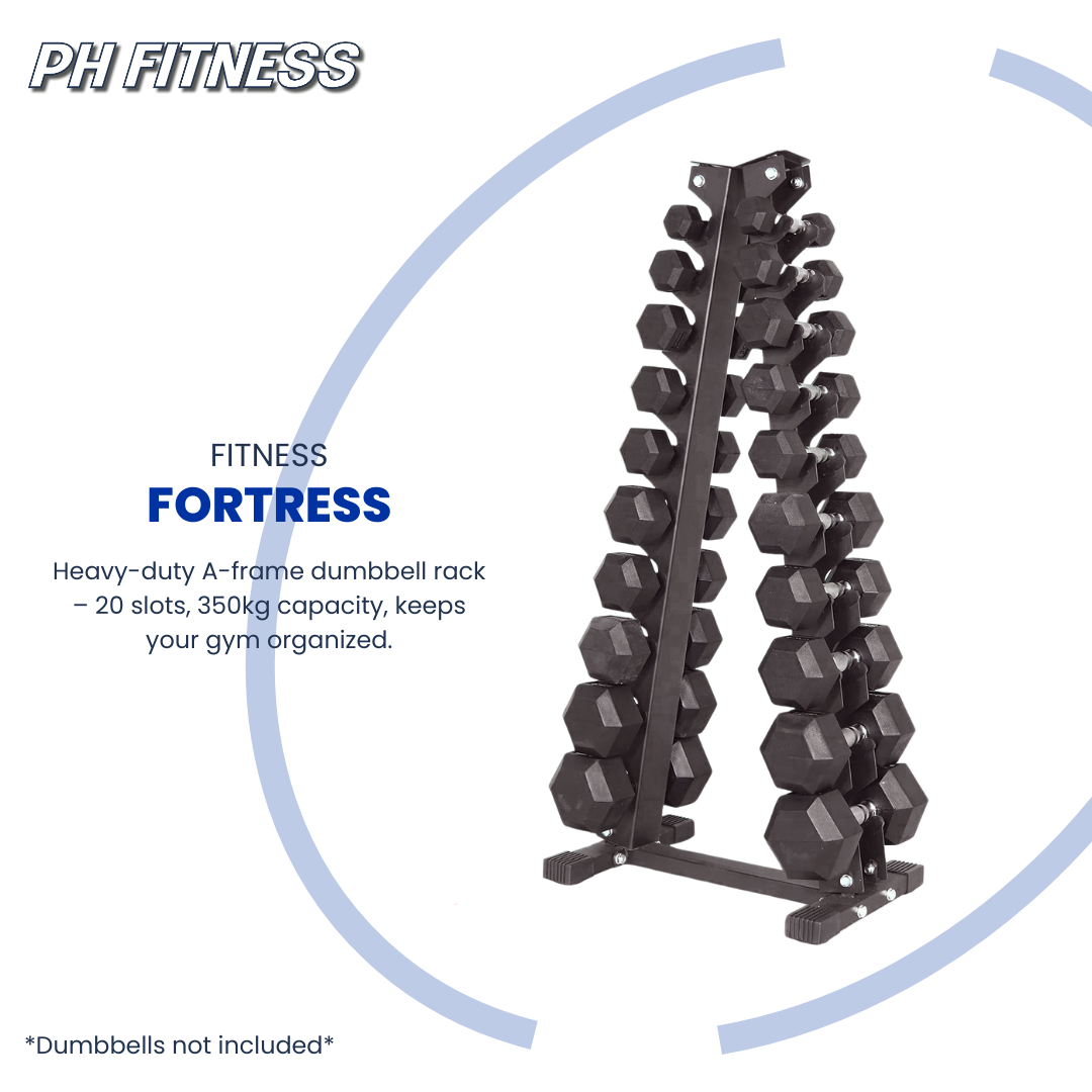 PH Fitness Hex Dumbbell Set 1 – 10 KG | Losse Set · Met Torenrek · Met Luxe Designrek