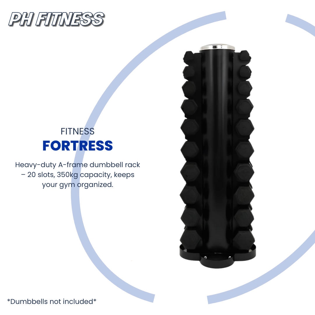 PH Fitness Hex Dumbbell Set 1 – 10 KG | Losse Set · Met Torenrek · Met Luxe Designrek
