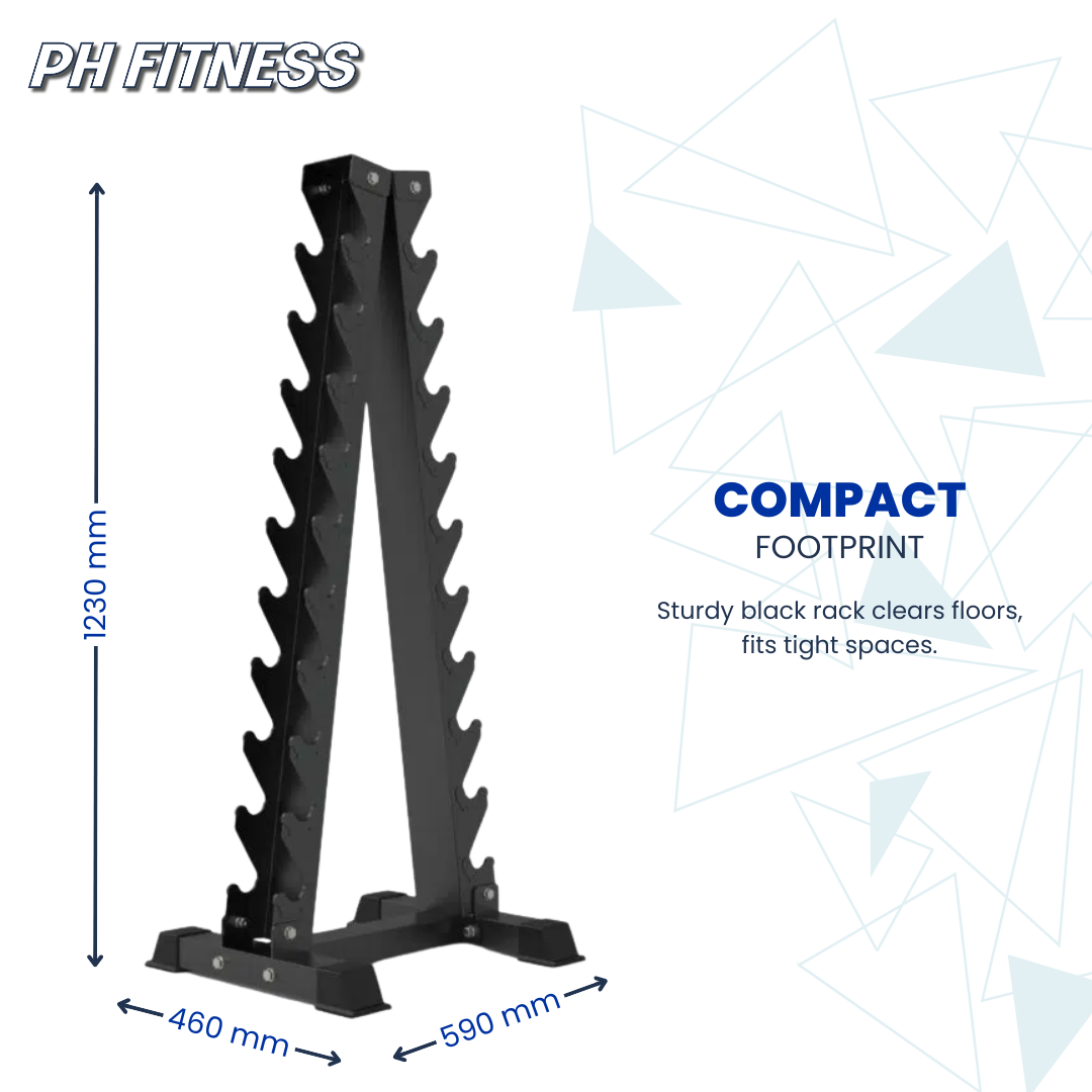 PH Fitness Hex Dumbbell Set 1 – 10 KG | Losse Set · Met Torenrek · Met Luxe Designrek