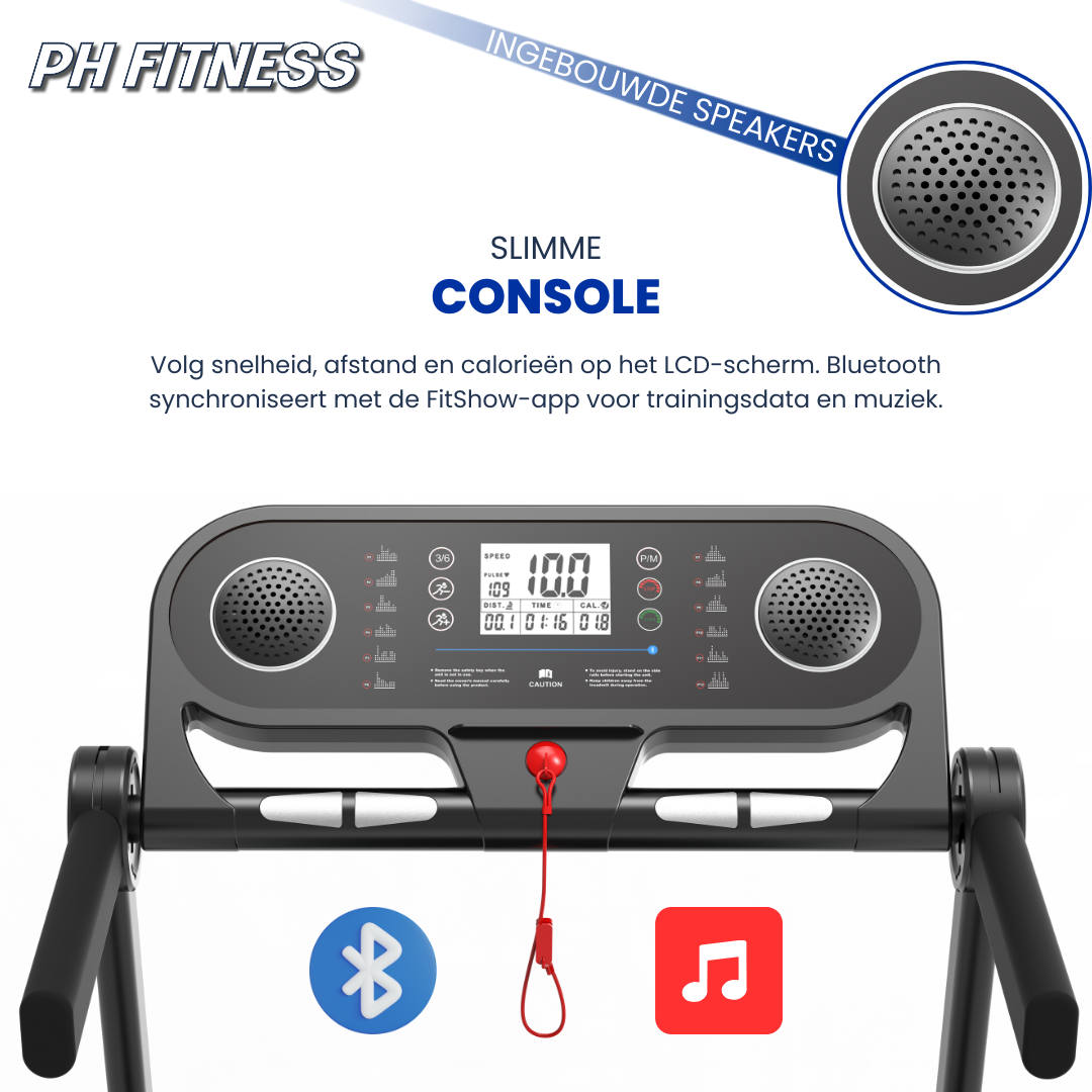 Endurance Loopband 12km/h Incline tot 12%