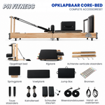 Reformer Pilates pliable PH Fitness en bois avec ensemble complet d’accessoires