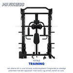 PH Fitness All-in-One Power Rack avec Smith machine et piles de poids de 160 kg – image produit 2