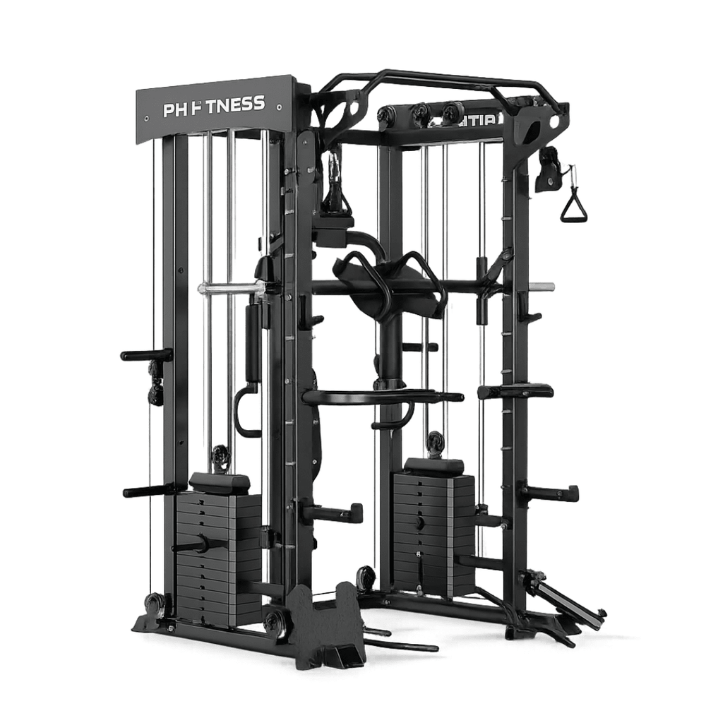 PH Fitness All-in-One Power Rack avec Smith machine et piles de poids de 160 kg – image produit 1