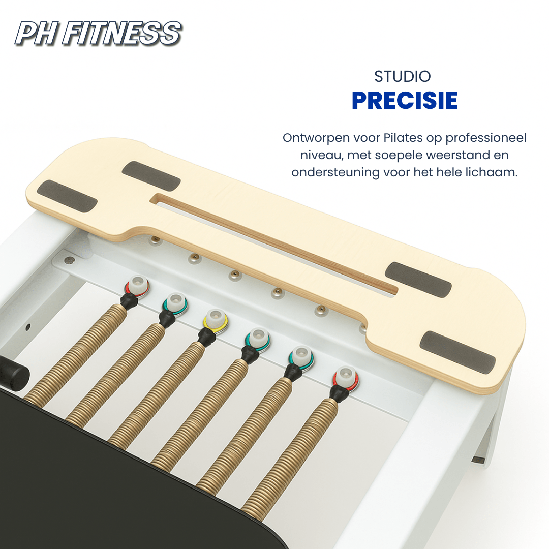Six ressorts réglables et planche de saut du Reformer en aluminium