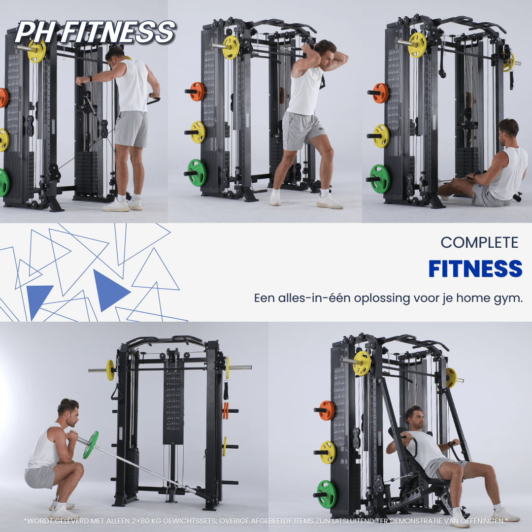 Apex Pro Rack met Jammer Arms - 160 KG Weight Stack - Physical Sports Group B.V.