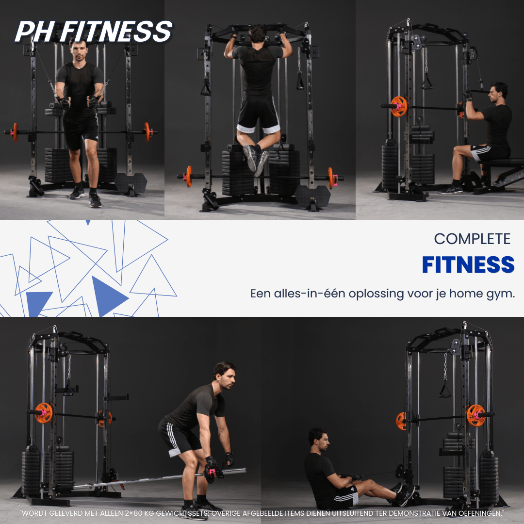 Corner Cable Crossover Smith Machine - 160KG Weight Stack - Physical Sports Group B.V.