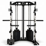 Smith machine d’angle PH Fitness avec double système de câbles et 2 piles de 80 kg – vue de face