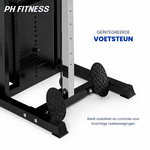 PH Fitness Dual Cable Crossover Functional Trainer avec deux piles de poids de 100 kg – image produit 9
