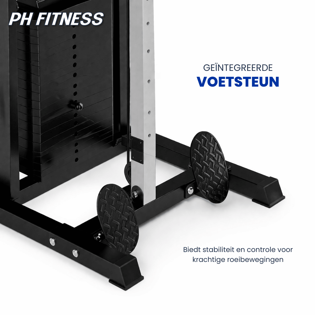 PH Fitness Dual Cable Crossover Functional Trainer avec deux piles de poids de 100 kg – image produit 9