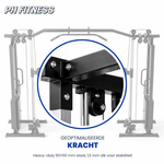 PH Fitness Dual Cable Crossover Functional Trainer avec deux piles de poids de 100 kg – image produit 2