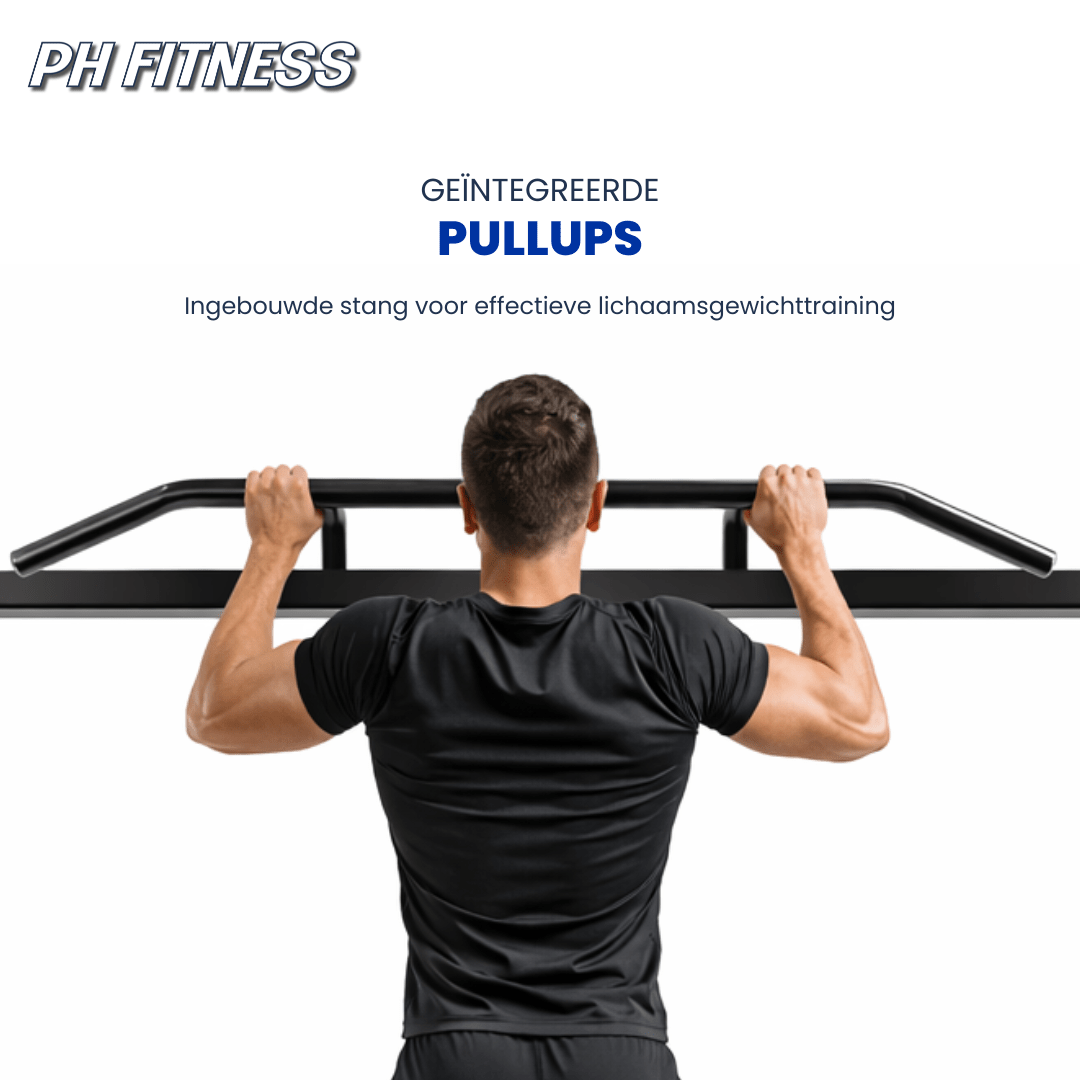PH Fitness Dual Cable Crossover Functional Trainer avec deux piles de poids de 100 kg – image produit 7