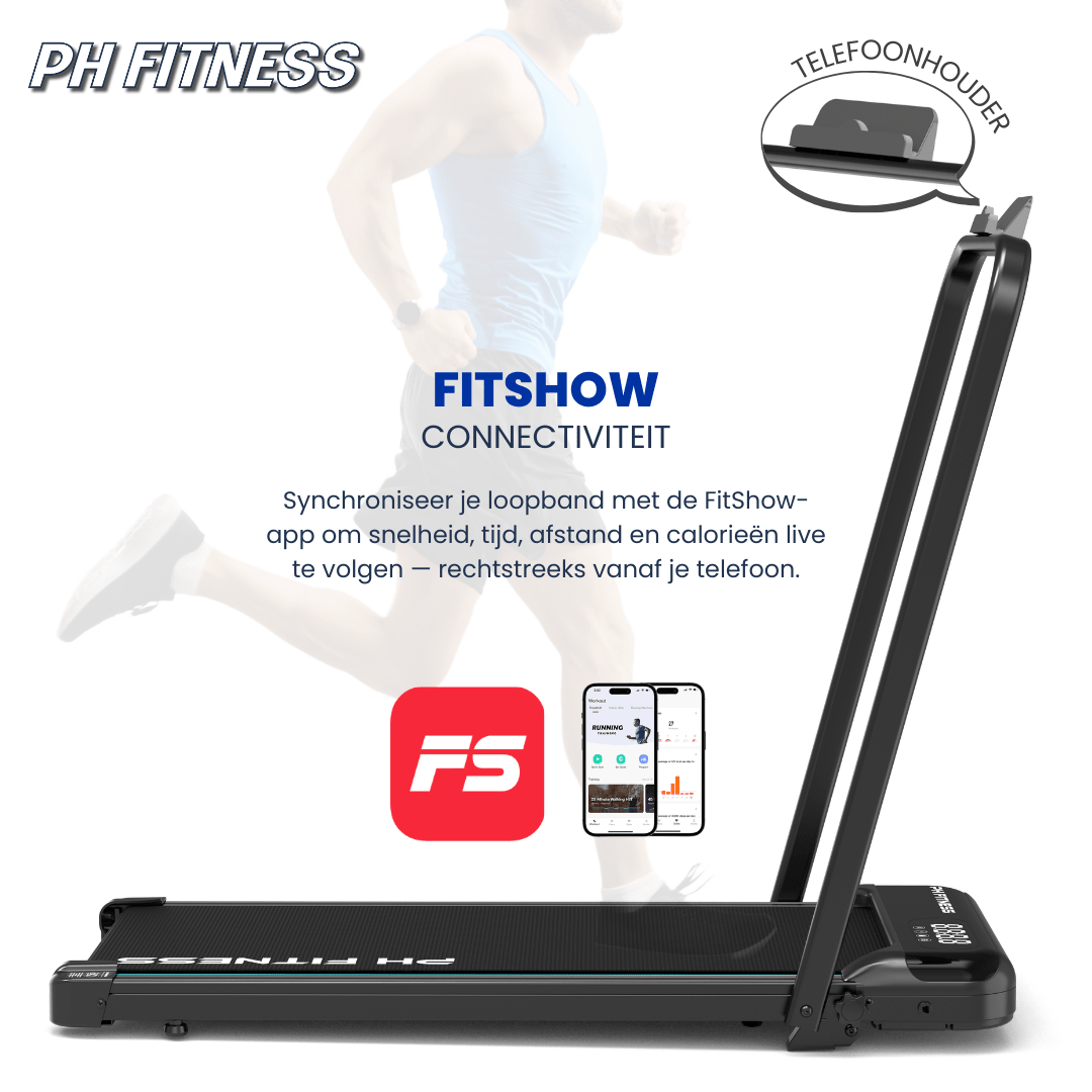 Tapis de course pliable PH Fitness FitRunner jusqu’à 10 km/h – image produit 5