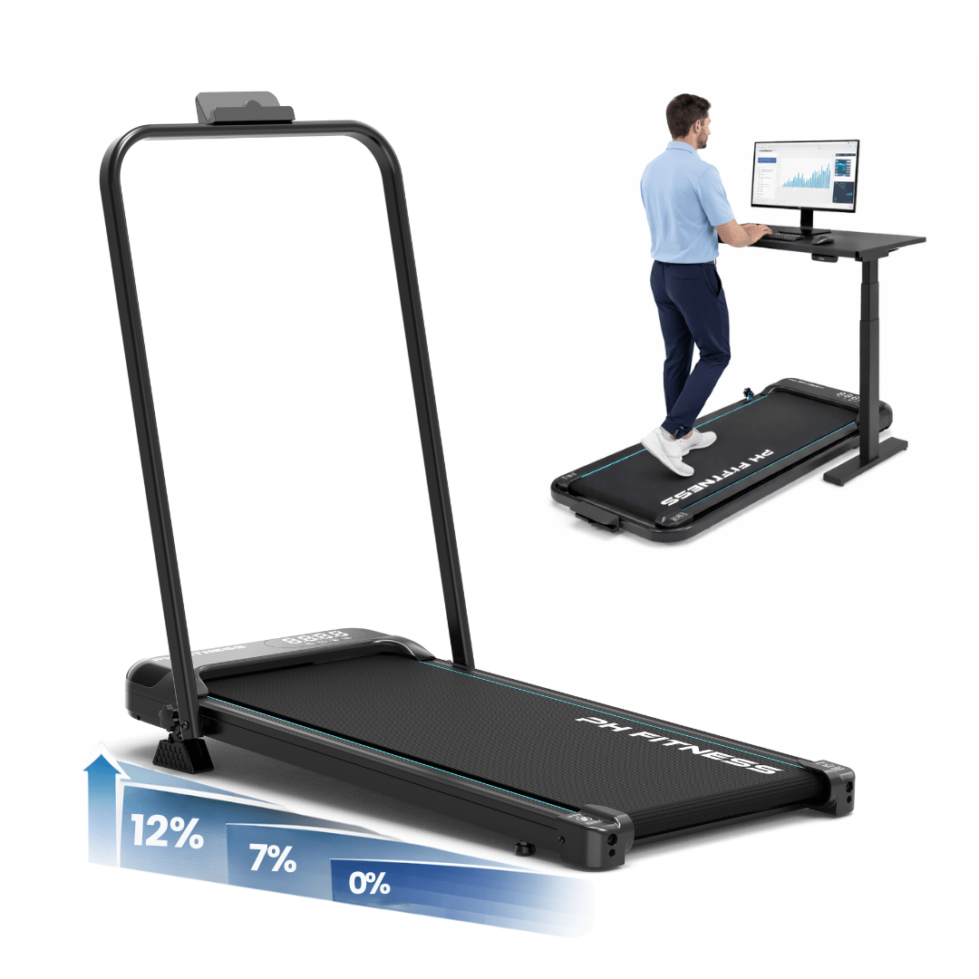 Tapis de course pliable PH Fitness FitRunner jusqu’à 10 km/h – image produit 1