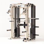 Fusion X Pro Rack PH Fitness avec Smith machine, double poulie et pec deck – vue avant de trois quarts