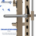 Structure robuste en acier de 100 × 50 mm et 2,5 mm d’épaisseur du Fusion X Pro Rack