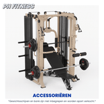 Fusion X Pro Rack avec banc de musculation, disques et barre olympique en option