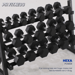 Hexa Dumbbell Set - 2 t/m 20KG met Dumbbell Rack - Physical Sports Group B.V.