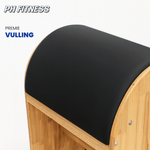 Détail du rembourrage noir du Pilates Ladder Barrel