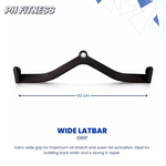 Multi Grip Kabelgreep Set 7 - Delig – Lat Pulldown & Row Attachments – Professionele Kabelmachine Handgrepen voor Rugtraining & Fitness - PH Fitness