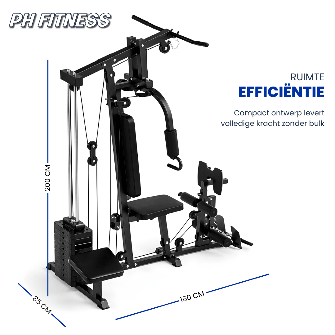 PH Fitness Multi Gym Functional Trainer avec une pile de poids de 100 kg – image produit 3