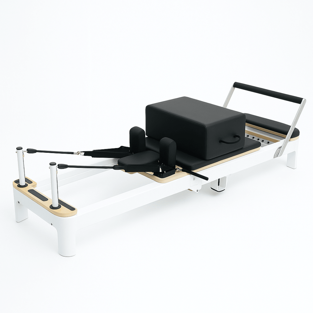 Reformer Pilates pliable – qualité studio premium avec résistance à ressorts réglable – PH Fitness