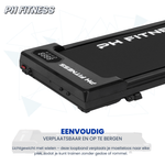 PH Fitness Loopband – 8 km/u – Incline & Handmatige Helling – Opvouwbaar / Inklapbaar – CR - B3 – Black / Zwart - PH Fitness