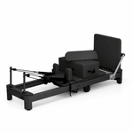 Reformer Pilates PRO PH Fitness en aluminium noir avec box