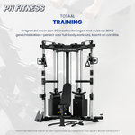 Cable Crossover V-Frame PH Fitness avec banc de musculation et accessoires de poulie en option