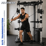 Sportif effectuant un écarté à la poulie sur le Cable Crossover V-Frame PH Fitness