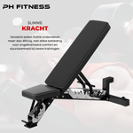 Verstelbare Fitnessbank – Incline Trainingsbank - PH Fitness