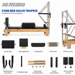 Ensemble complet d’accessoires du Reformer en bois avec Half Trapeze Tower