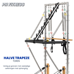 Half Trapeze Tower en acier inoxydable avec ressorts et barre push-through