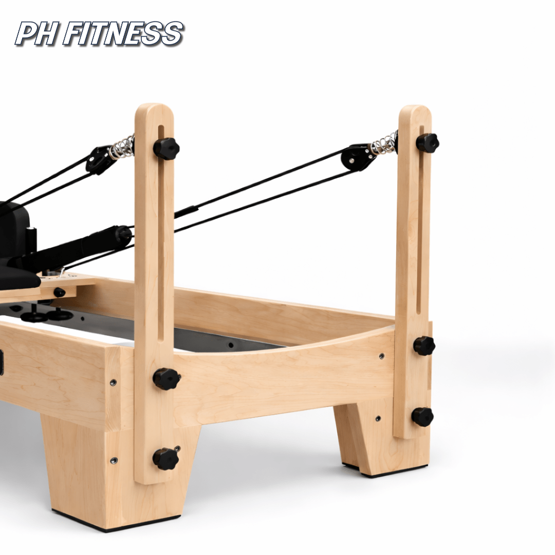 Montants de poulie réglables du Reformer Pilates en bois